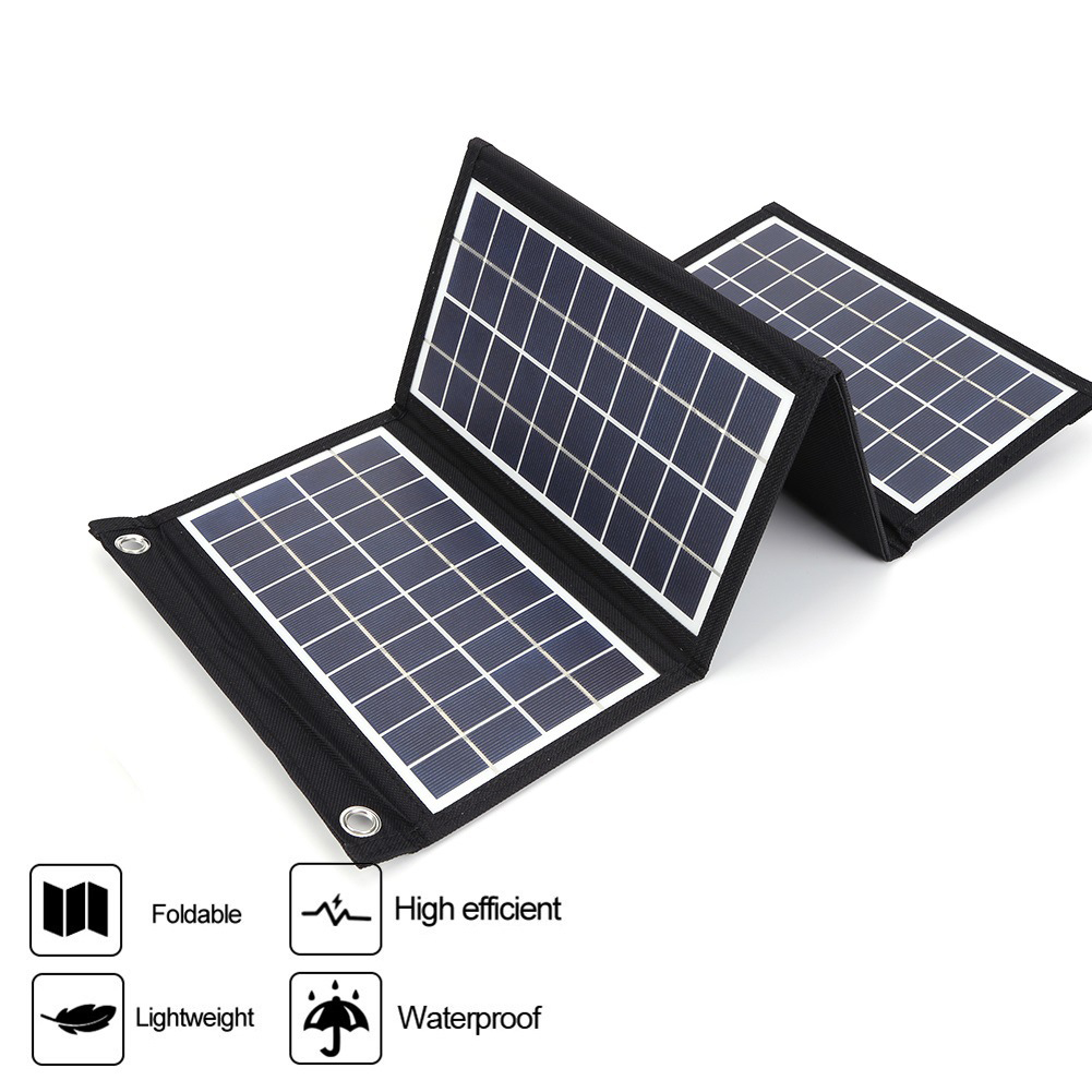 PaiduSolar 20W 16W 5V Solar foldable bag charger Solar outdoor mobile power charging pad dual USB