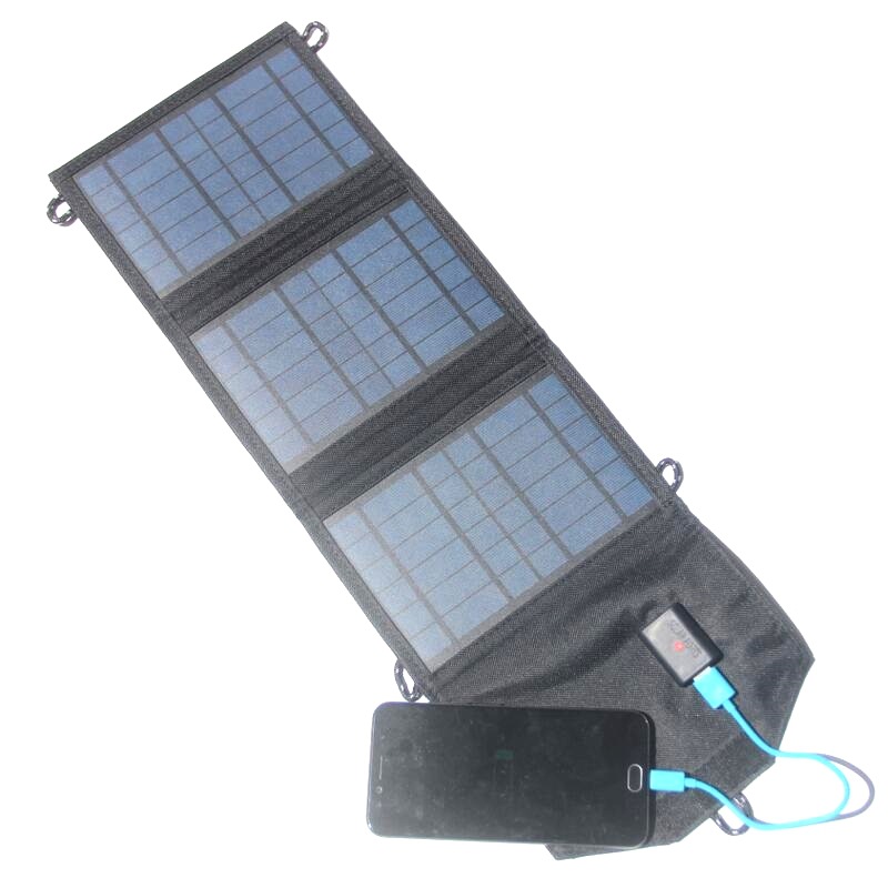 PaiduSolar  10.5W 21W 30W Portable solar folding charging bag Solar charger Charging panel Mobile power supply