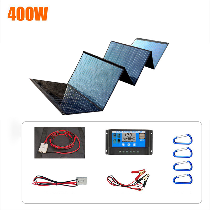 Paidu High power photovoltaic folding panel housing car 500W400W600W12V lithium iron phosphate mobile power solar pack