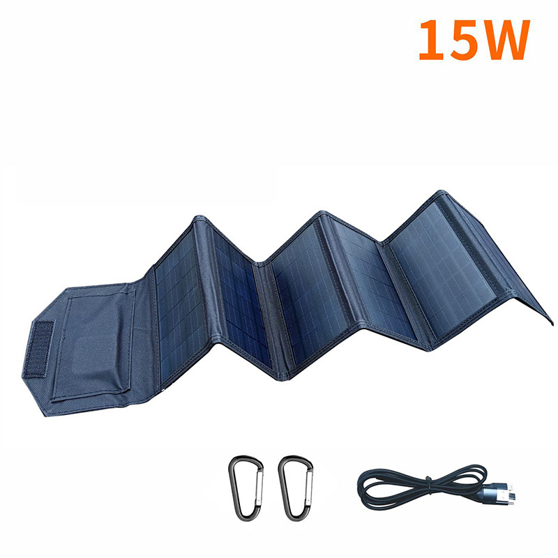 Paidu 15W monocrystalline silicon folding solar power panel mobile phone fast charging USB photovoltaic module Solarpanel charging panel