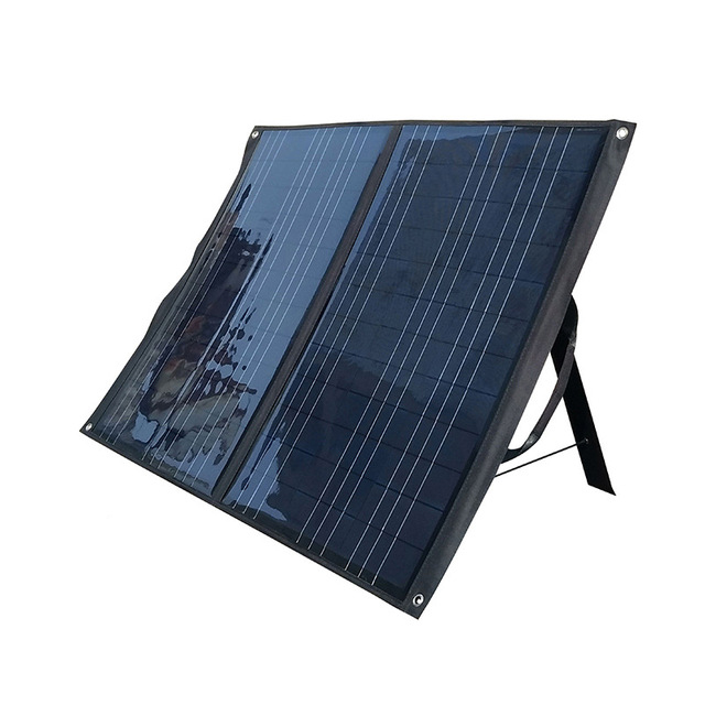 PaiduSolar Folding solar panel Outdoor portable charging panel 100W18V solar panel single crystal folding pack