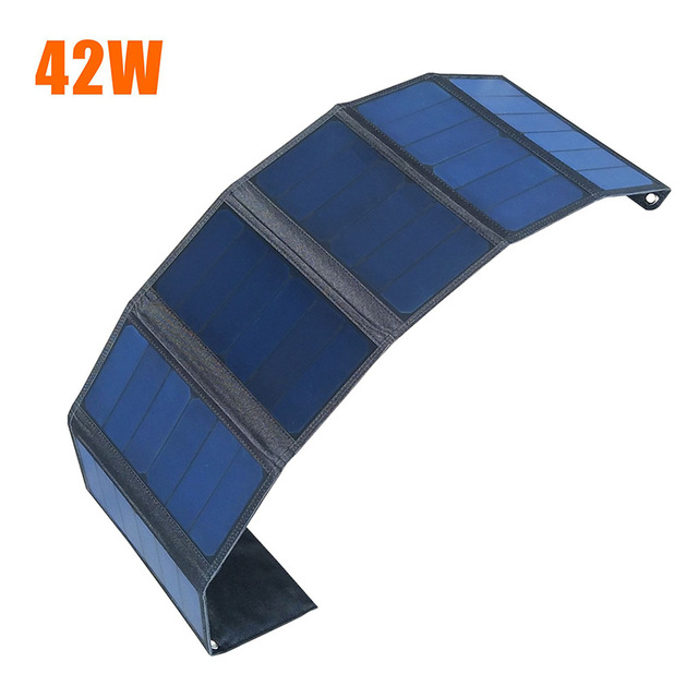 PaiduSolar Factory direct energy storage power supply supporting solar folding bag sunpower 42W solar power generation panel set