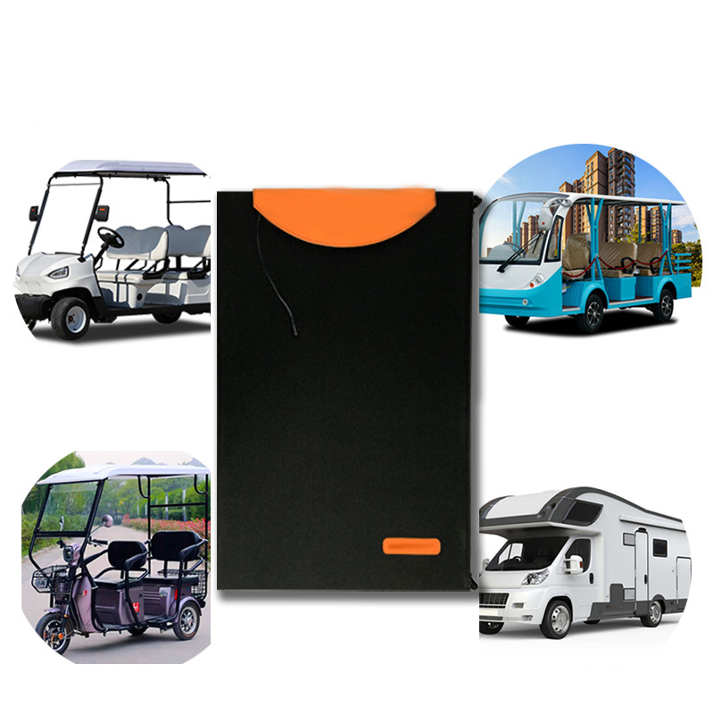 PaiduSolar 320W single crystal solar panel power generation roof with RV charging panel 72V EV on-board charging