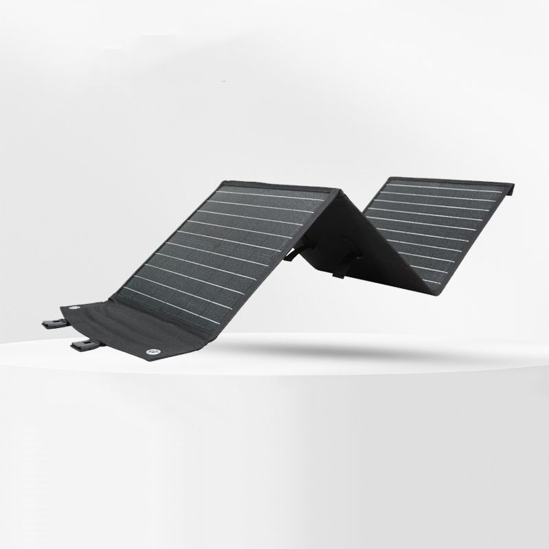 PaiduSolar Single crystal solar 60W photovoltaic panel outdoor camping portable portable folding charger