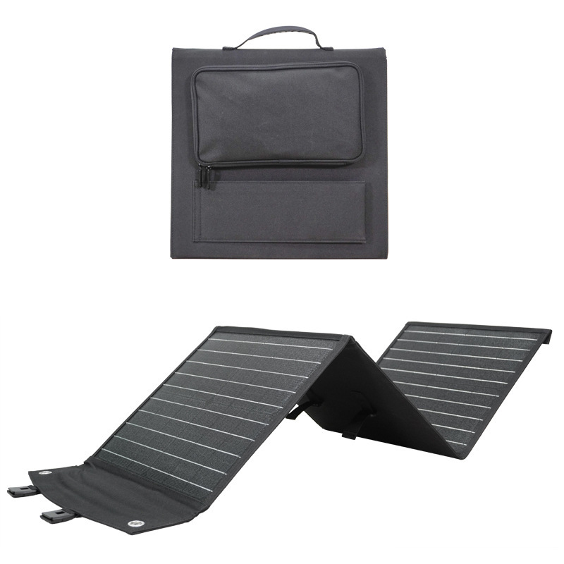 PaiduSolar 60W single crystal outdoor camping portable portable solar photovoltaic folding charging panel